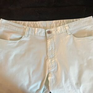 Calvin Klein Light Green Slim Fit Pants